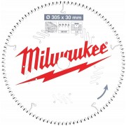 Milwaukee Диск по дереву для торцовочной пилы 305x30x3.0 мм 100 ATB, отрицат. угол 4932471322